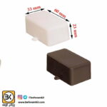 جعبه گوشواره‌ای 6 × 3 سفید