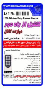کیت ريموت کنترل دوازده کانال