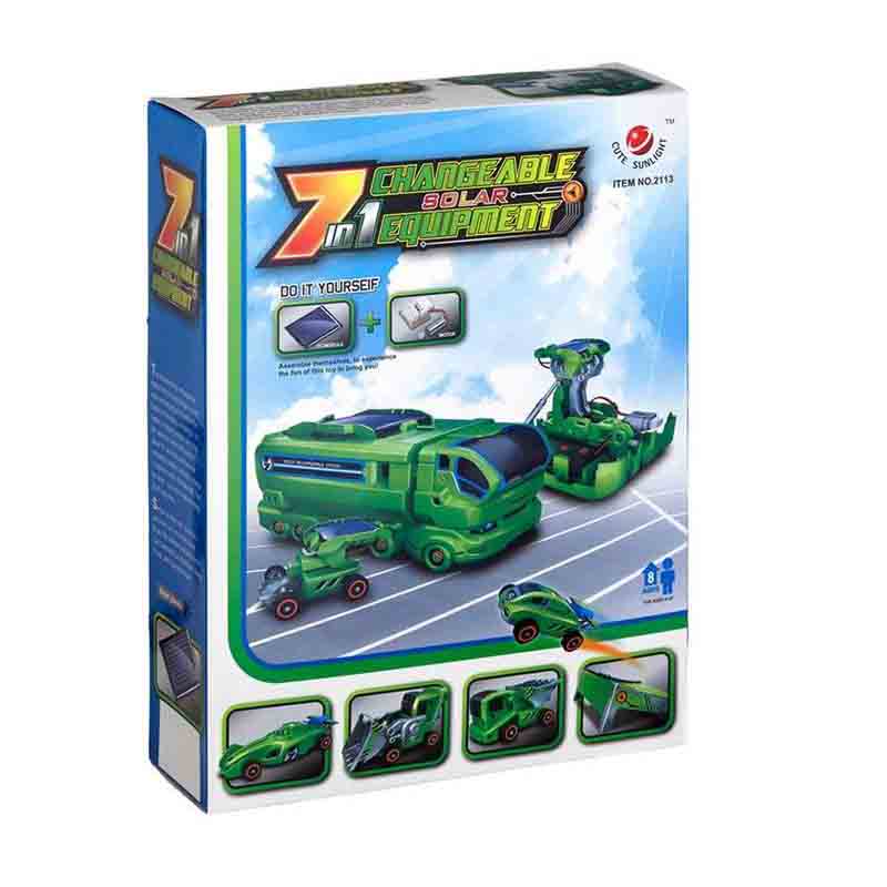 Solar Robot 7in1 Educational 2113 كيت 7 كاره خورشيدي (ماشین) NO.2113