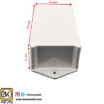 جعبه 4*6 پیچی سفید/ گوشواره ای - Image 3