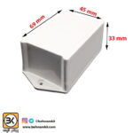 جعبه 4*6 پیچی سفید/ گوشواره ای