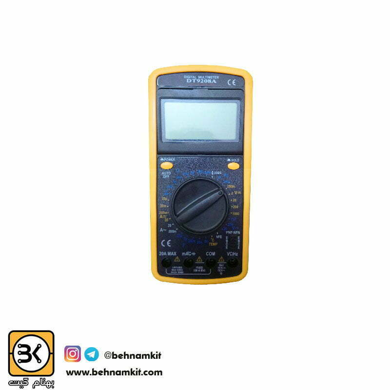 520046 مولتی متر دیجیتال مدل VC9208A - Image 1