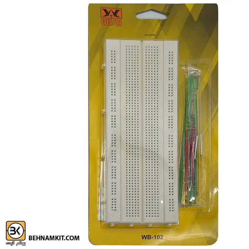 550493_bread-boards wb102 برد بورد (برد آزمایشگاهی) WISH مدل WB102