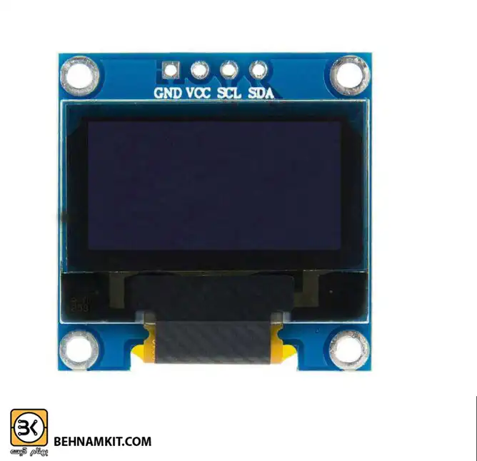 0 LCD 64*128 0.96 inch with i2c yellow blue - Image 1