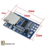 ماژول پخش فایل های صوتی MP3 و آمپلی فایر 2 وات مدل GPD2846A‏