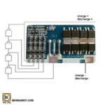 4 Series Lithium Iron Phosphate Battery Protection Board 20A Working Current Lithium Iron Battery Protection Board