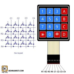 کیپد ماتریسی 4x4