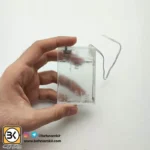 جا باتری قلمی 3 تایی درب دار و کلید دار