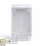 جعبه ضدآب مشکی با درب کریستال دودی  s: 8.5 × 6.1 x 3.3 Cm  (لبه‌پهن) - تصویر 10