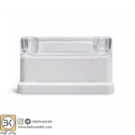 جعبه ضدآب مشکی با درب کریستال دودی  s: 8.5 × 6.1 x 3.3 Cm  (لبه‌پهن) - تصویر 7