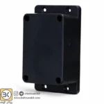جعبه ضدآب مشکی با درب کریستال دودی  s: 8.5 × 6.1 x 3.3 Cm  (لبه‌پهن) - تصویر 4