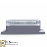 جعبه ضدآب مشکی با درب کریستال دودی  s: 8.5 × 6.1 x 3.3 Cm  (لبه‌پهن) - تصویر 18
