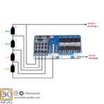 ماژول محافظ شارژ باتری لیتیومی 4 سل 20 آمپر wh-6034s34a20 - تصویر 4