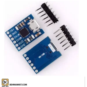 ماژول مبدل USB به سریال TTL با تراشه CP2102 با پورت micro-USB GY232