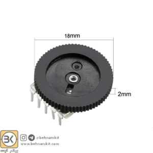 ولوم تخت 5 پایه 18mm