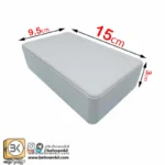 جعبه سه تكه مشکی s: 15 × 9.5 x 3 Cm