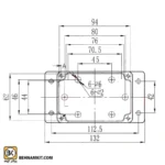 جعبه ضد آب s: 10 × 6