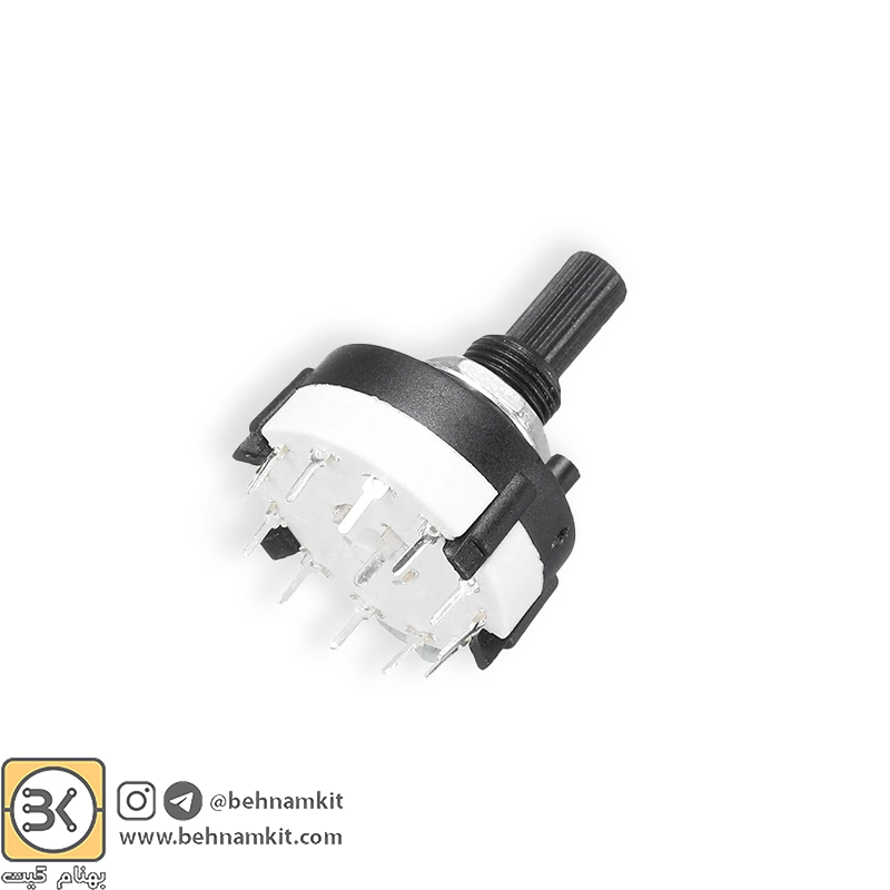 370091-2 سلکتور 12 حالت / مشکی / تعداد حالت قابل تنظیم - Image 1