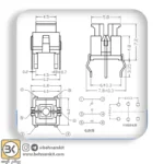شاستی ویدئویی دو پایه / چراغدار LED - Image 4