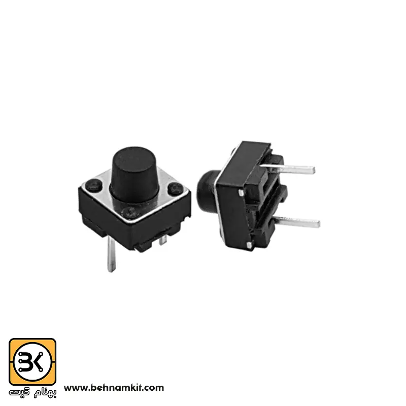 3726606_Tak switch 6x6x6 شاستی ویدئویی دو پایه / تک سوئیچ 6x6x6 - Image 1