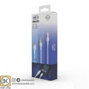 کابل تبدیل USB به USB-C ریکزو مدل RZ-021-UC طول 1 متر