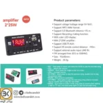 پخش کننده MP3 PLAYER پنلی بلوتوثی دارای آمپلی فایر 2X25W مدل KH-G010 - Image 6