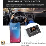 پخش کننده MP3 PLAYER پنلی بلوتوثی ولوم دار دارای آمپلی فایر 2X40W مدل KH-G022