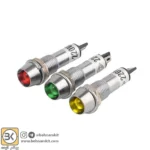 چراغ سیگنال فلزی ۲۲۰ ولت قطر ۸ سبز XD8-220V - Image 2