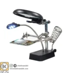 پایه هویه + گیره مونتاژ ذره بین دار TE800