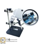 گیره مونتاژ ذره بین دار به همراه پایه هویه مدل MG16129AC - تصویر 3