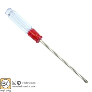 پیچ گوشتی چهار سو شیشه ای ( 13 سانتی)