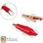 گیره سوسماری تکی بزرگ  Crocodile clips - تصویر 3