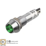چراغ سیگنال فلزی ۲۲۰ ولت قطر ۸ سبز XD8-220V