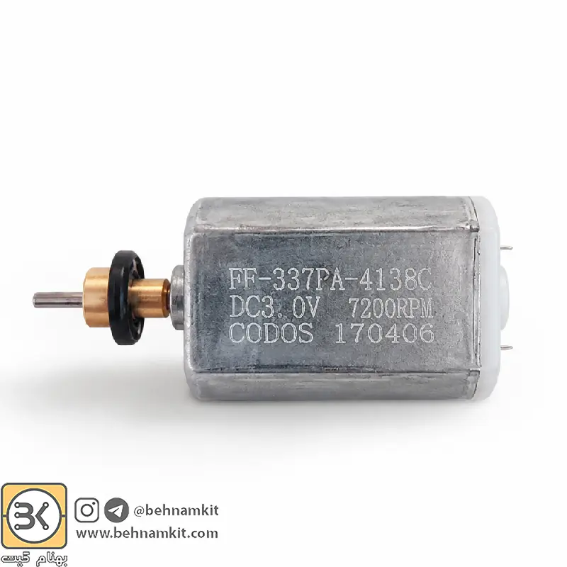 5600301_FF-337PA_1 موتور ریش تراش FF-337PA-4138C 3V با شفت برنجی - Image 1