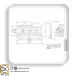 ال سی دی LCD 2 x 16  بکلایت سبز - تصویر 2