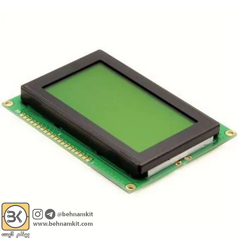 920644_LCD 64x128 green_۱ ال سی دی 128*64 سبز LCD 64 128 Green - Image 1