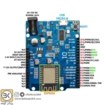 برد آردوینو WeMos D1 با هسته WiFi ESP8266 - Image 2