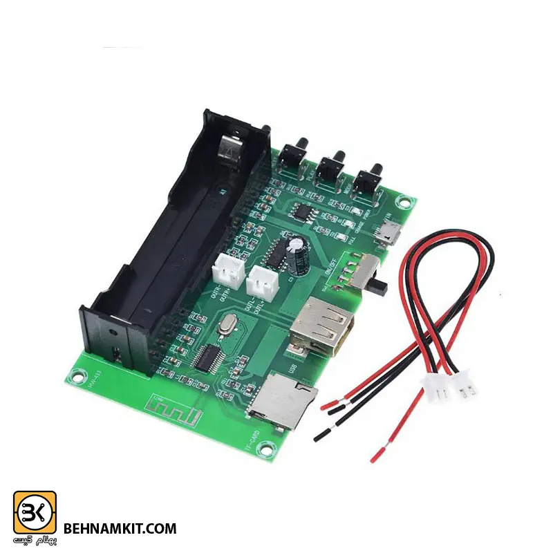 ماژول پلیر با آمپلی فایر بلوتوثی 10W با ورودی USB و TF Card مدل XH-A150