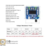 ماژول آمپلی فایر بلوتوثی استریو 100W XH-A105 - Image 3