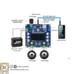 ماژول آمپلی فایر بلوتوثی استریو 100W XH-A105 - Image 2