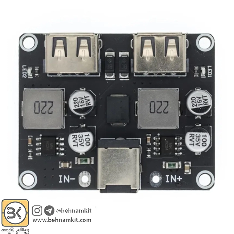 960901062-۳ ماژول کاهنده فست شارژ QC3 - Image 1