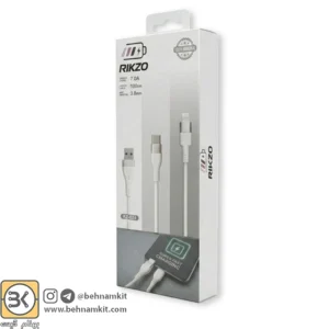 کابل C to C ریکزو مدل RZ-023 طول 1 متر