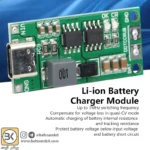 شارژر USB TYPE-C باتری های لیتیومی 3 سل - Image 5