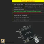 ماژول آمپلی فایر با بلوتوث YS-C50L 2*50W و با اپلیکیش