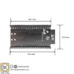 برد توسعه  ESP32-DevKitC V4 مجهز به ESP32-WROOM-32D و مبدل CP2102 - Image 3